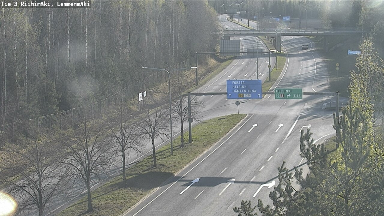 Weather Camera Image Road 3 Riihimäki, Lemmenmäki, Riihimäki, Kanta-Häme
