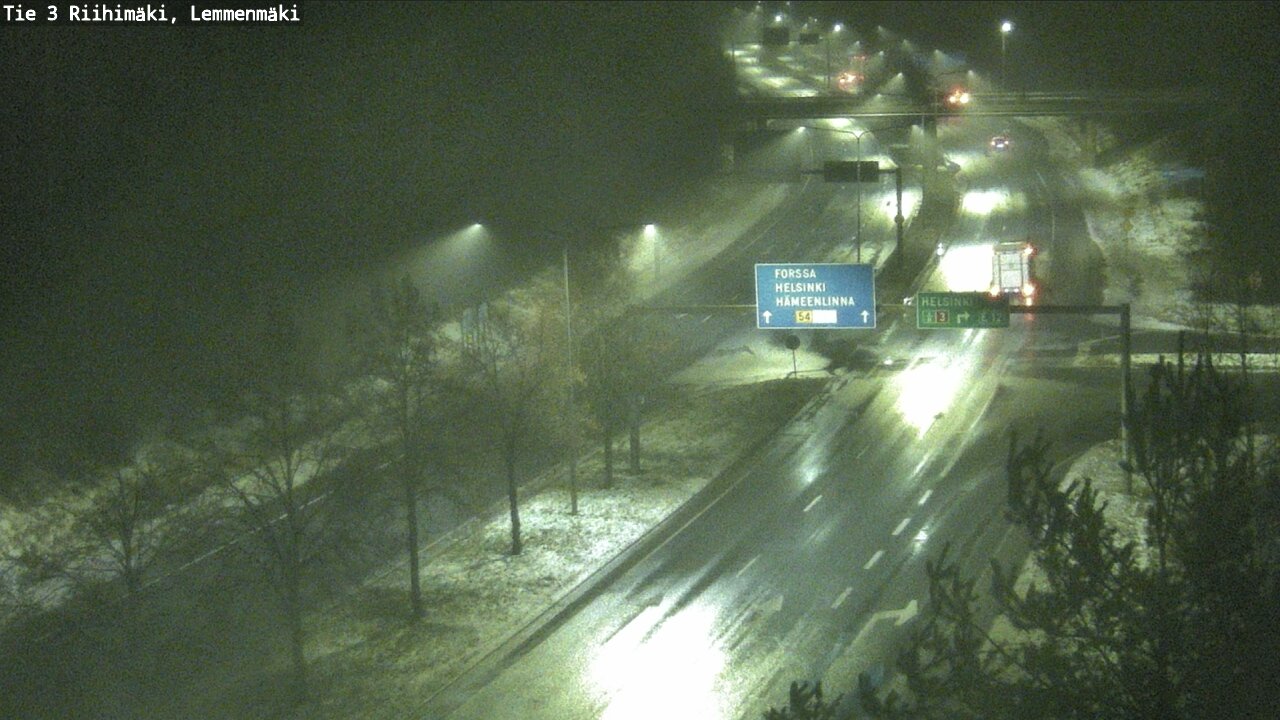Weather Camera Image Road 3 Riihimäki, Lemmenmäki, Riihimäki, Kanta-Häme