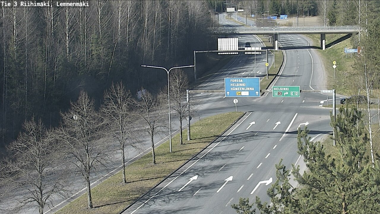 Weather Camera Image Road 3 Riihimäki, Lemmenmäki, Riihimäki, Kanta-Häme