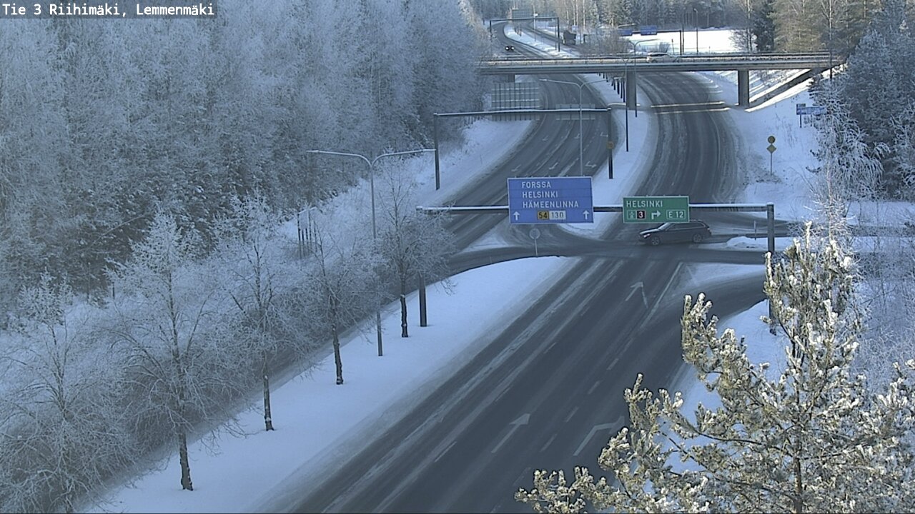 Weather Camera Image Road 3 Riihimäki, Lemmenmäki, Riihimäki, Kanta-Häme