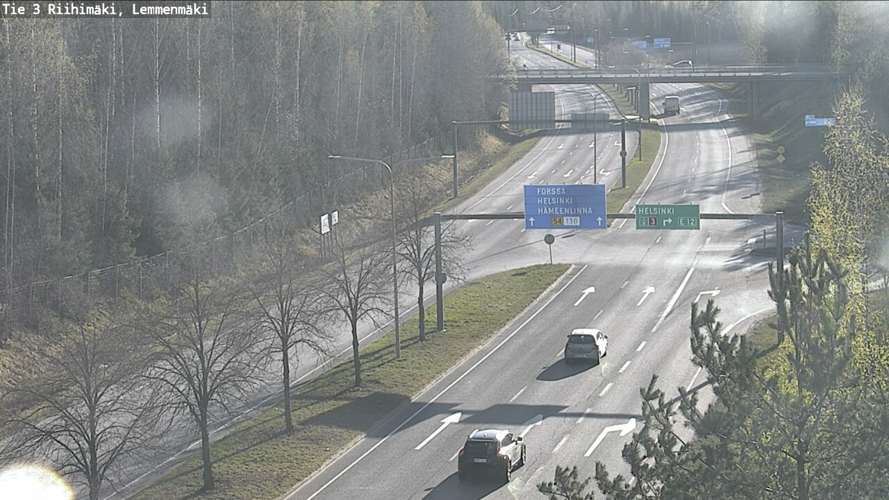Weather Camera Image Road 3 Riihimäki, Lemmenmäki, Riihimäki, Kanta-Häme