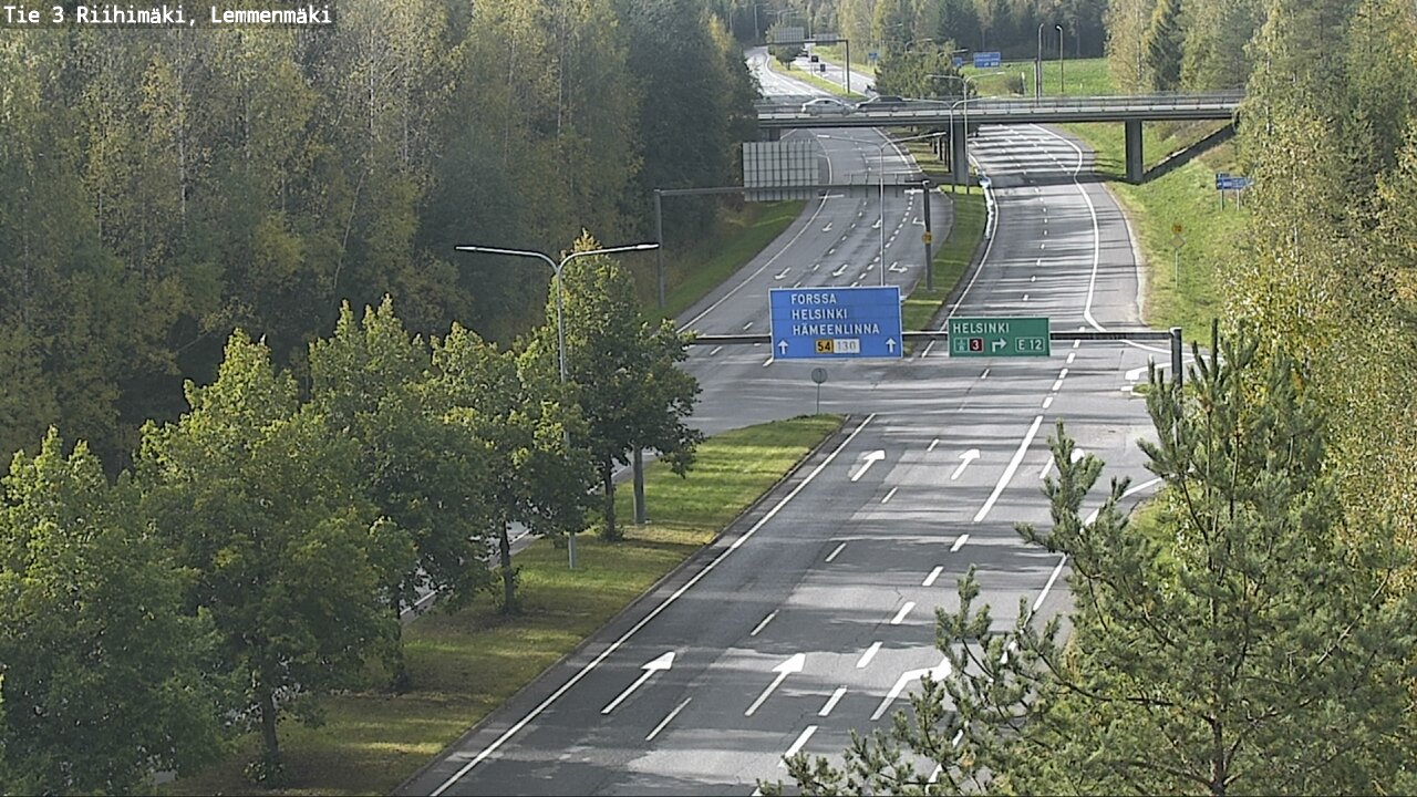 Weather Camera Image Road 3 Riihimäki, Lemmenmäki, Riihimäki, Kanta-Häme