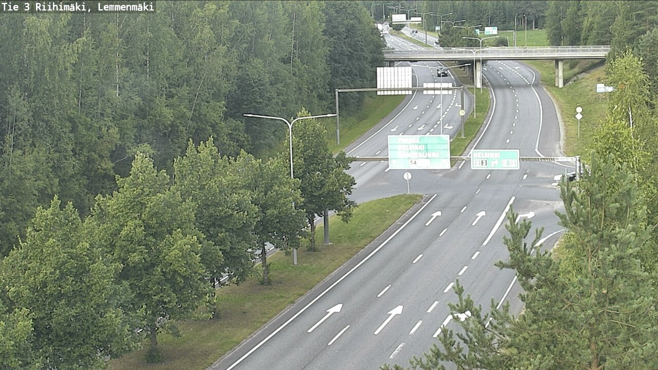 Weather Camera Image Väg 3 Riihimäki, Lemmenmäki, Riihimäki, Kanta-Häme