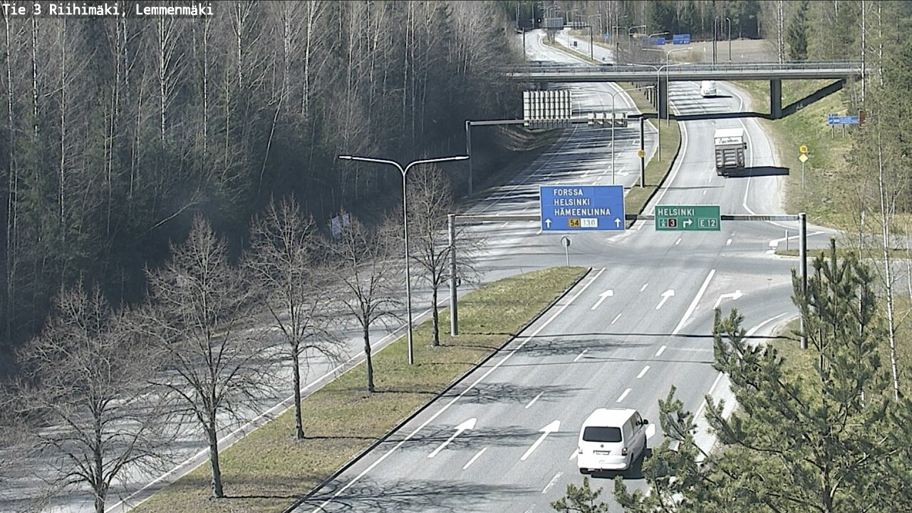 Weather Camera Image Road 3 Riihimäki, Lemmenmäki, Riihimäki, Kanta-Häme