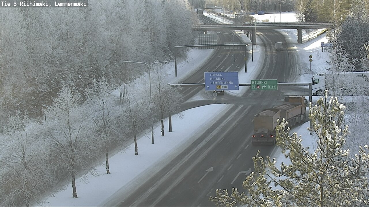 Weather Camera Image Road 3 Riihimäki, Lemmenmäki, Riihimäki, Kanta-Häme
