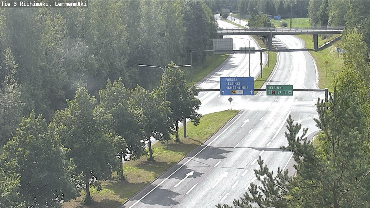 Weather Camera Image Road 3 Riihimäki, Lemmenmäki, Riihimäki, Kanta-Häme