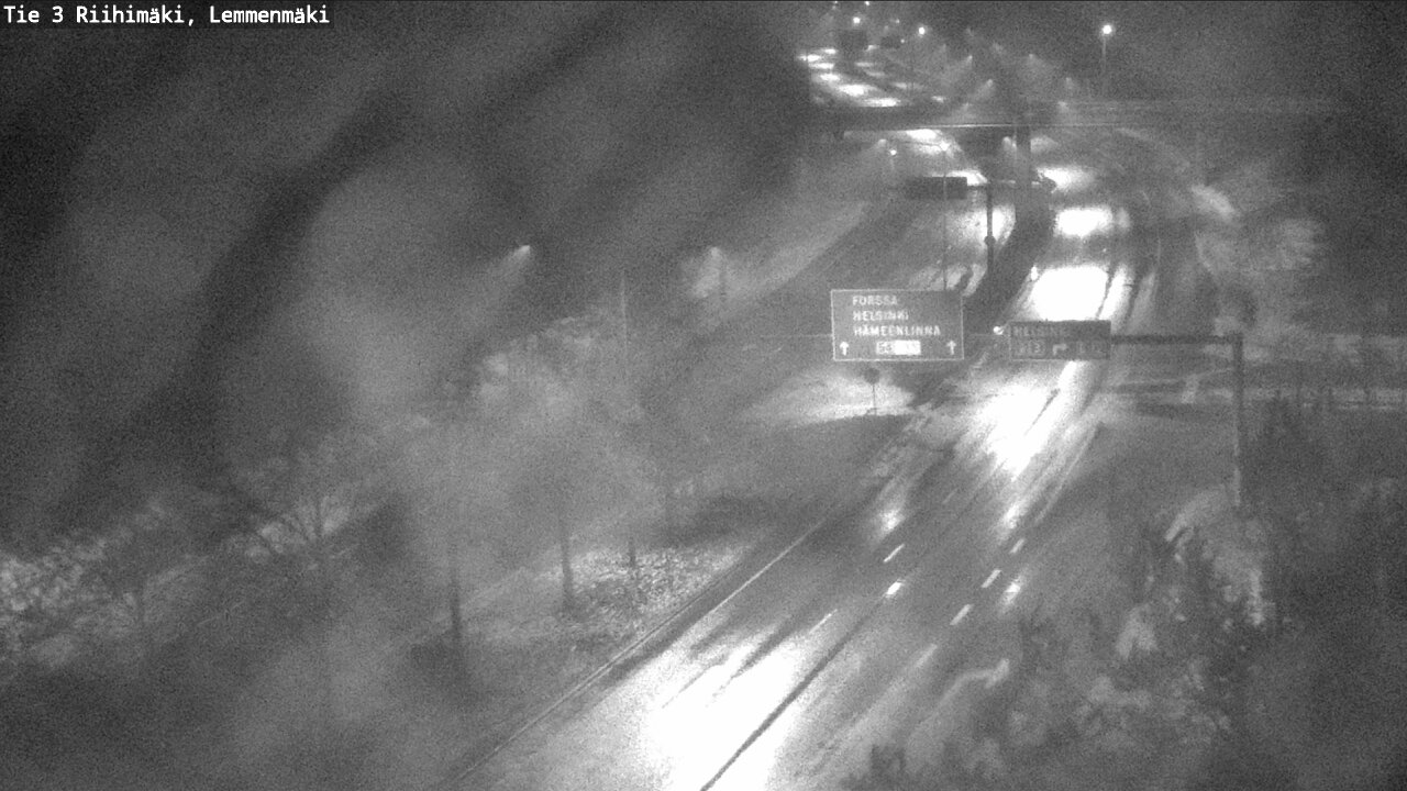 Weather Camera Image Road 3 Riihimäki, Lemmenmäki, Riihimäki, Kanta-Häme