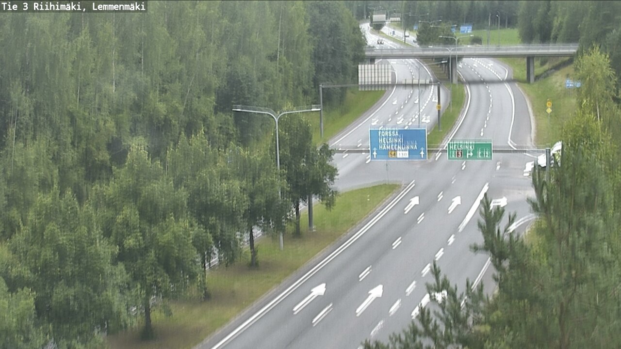 Weather Camera Image Road 3 Riihimäki, Lemmenmäki, Riihimäki, Kanta-Häme