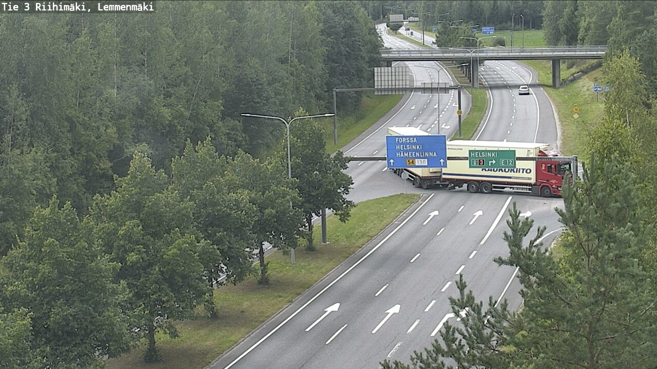 Weather Camera Image Road 3 Riihimäki, Lemmenmäki, Riihimäki, Kanta-Häme