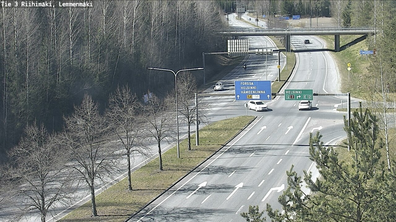 Weather Camera Image Road 3 Riihimäki, Lemmenmäki, Riihimäki, Kanta-Häme