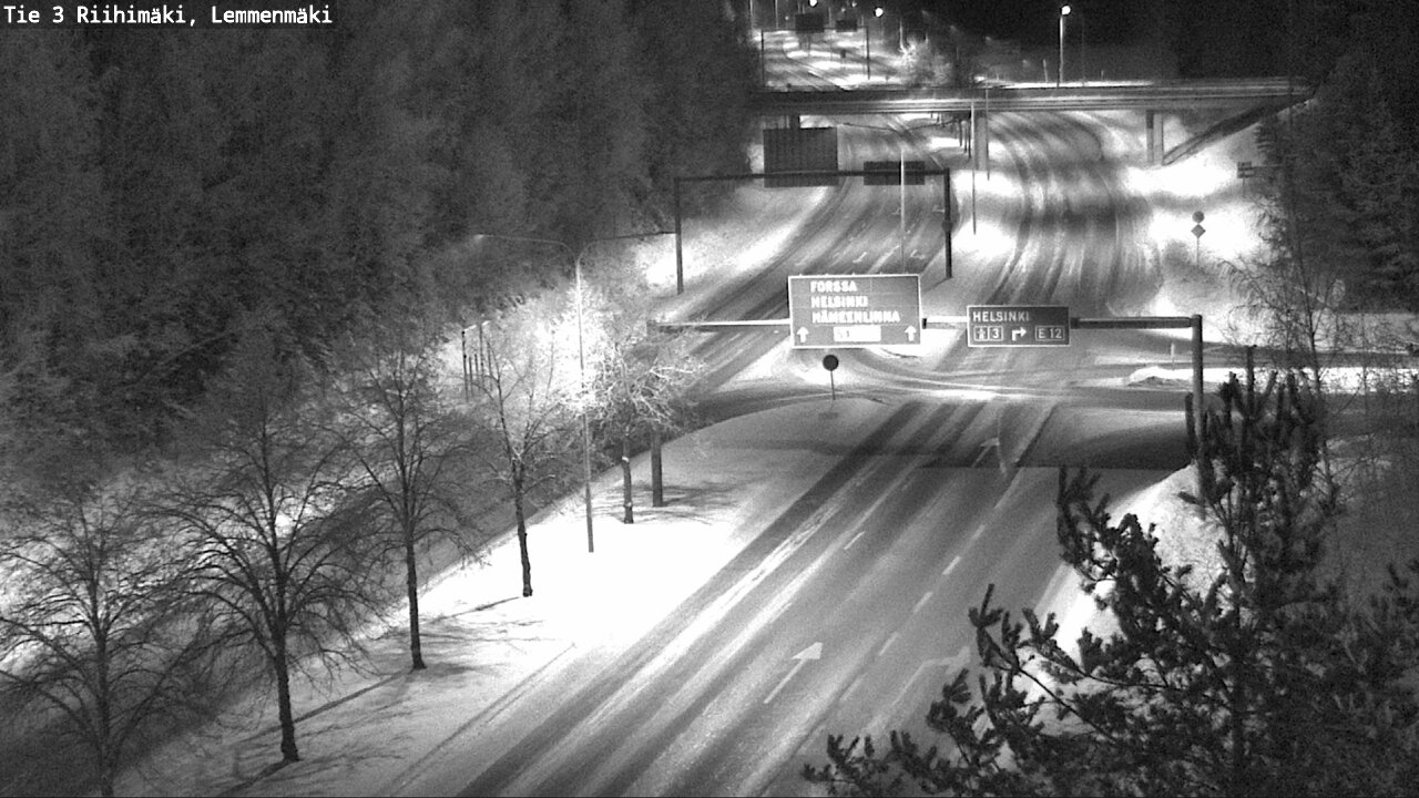 Weather Camera Image Väg 3 Riihimäki, Lemmenmäki, Riihimäki, Kanta-Häme