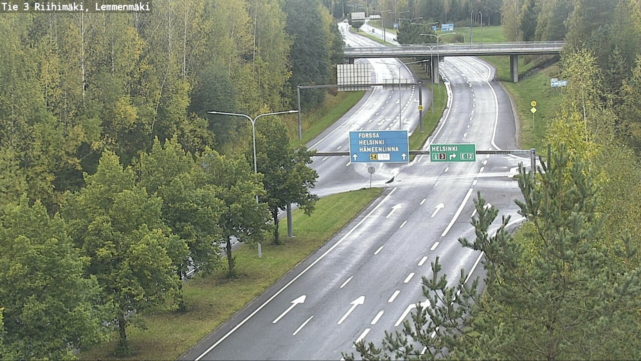 Weather Camera Image Väg 3 Riihimäki, Lemmenmäki, Riihimäki, Kanta-Häme