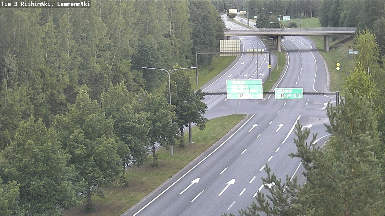 Weather Camera Image Road 3 Riihimäki, Lemmenmäki, Riihimäki, Kanta-Häme