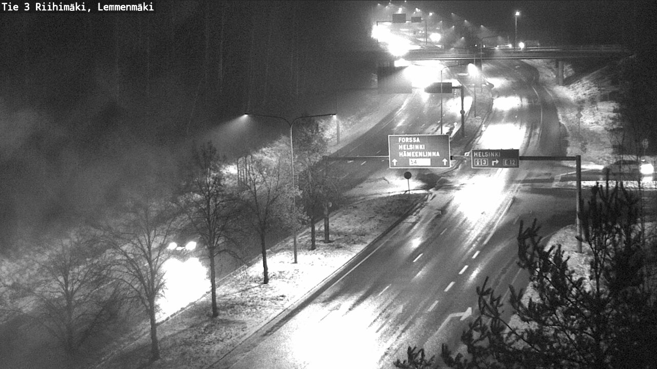 Weather Camera Image Road 3 Riihimäki, Lemmenmäki, Riihimäki, Kanta-Häme
