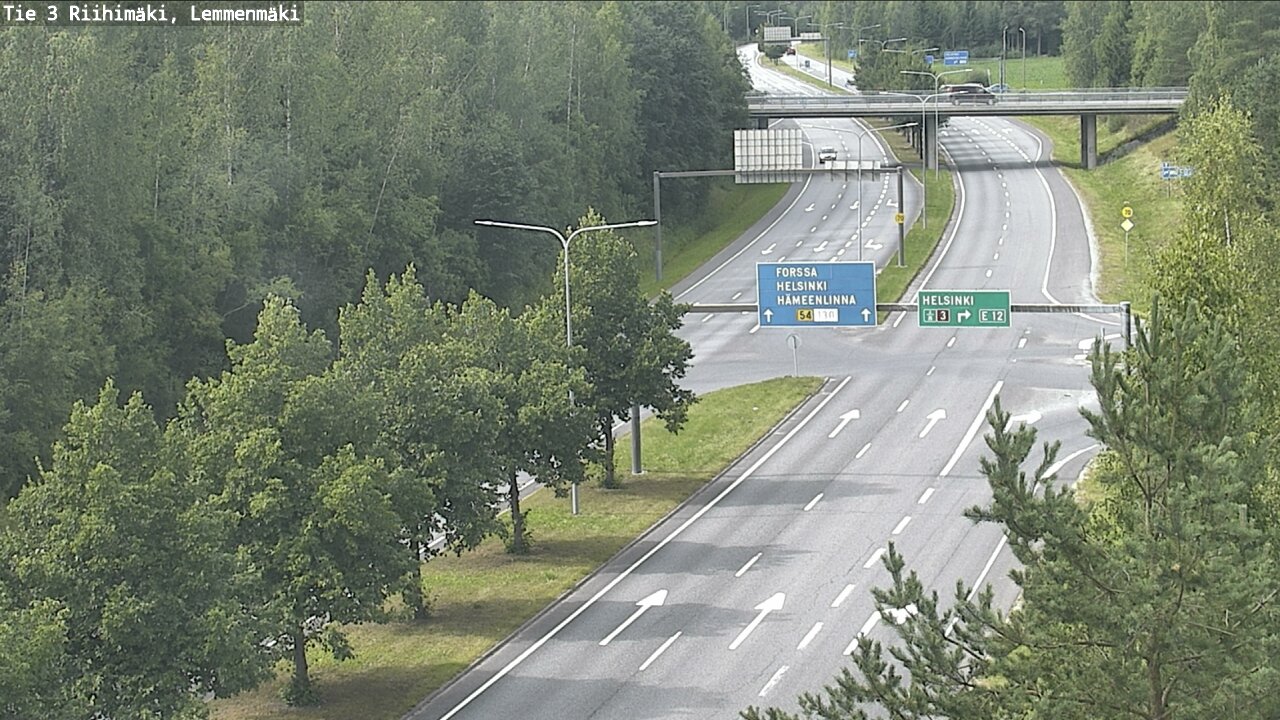 Weather Camera Image Road 3 Riihimäki, Lemmenmäki, Riihimäki, Kanta-Häme