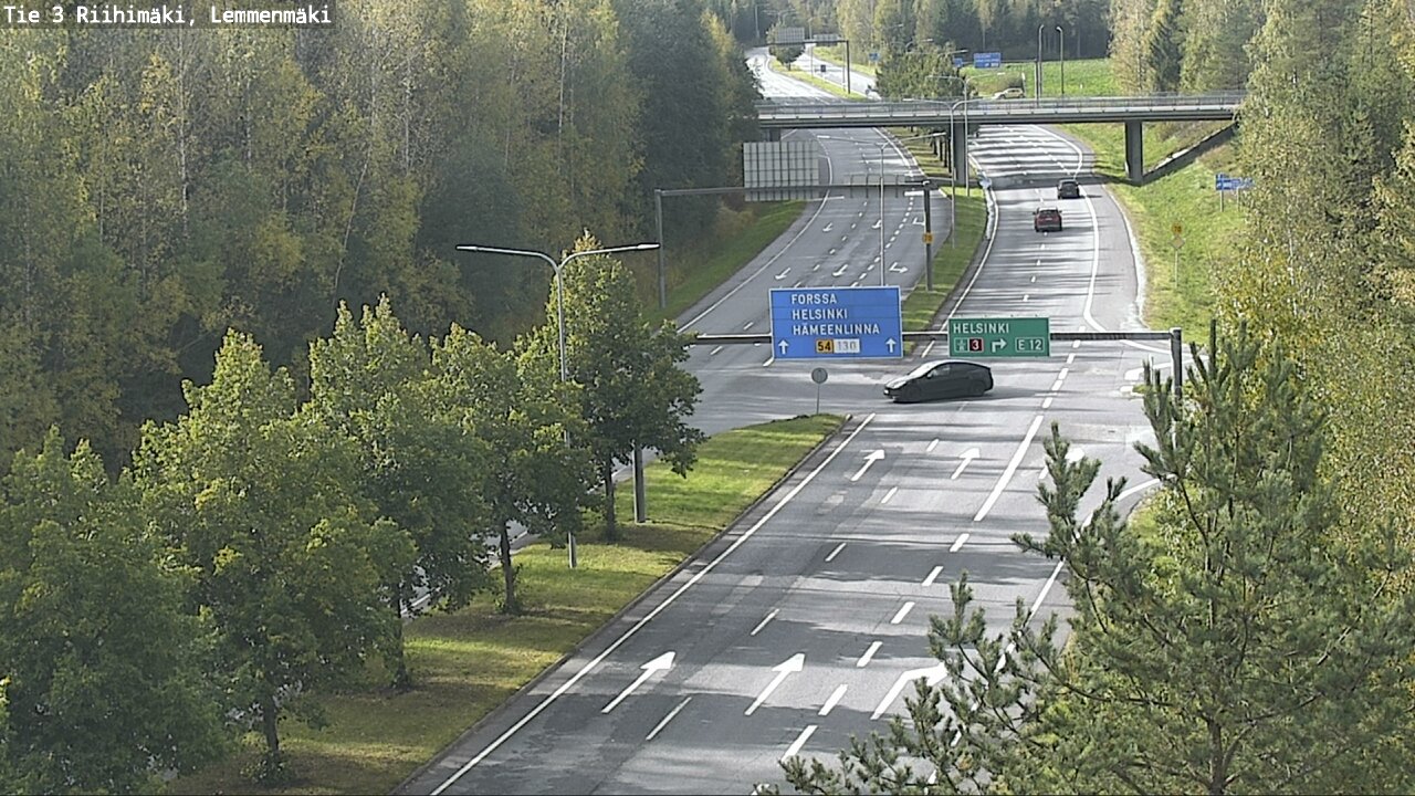 Weather Camera Image Road 3 Riihimäki, Lemmenmäki, Riihimäki, Kanta-Häme