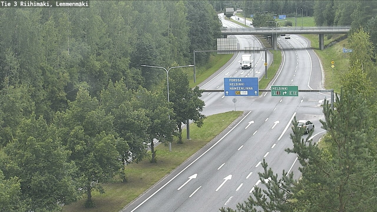 Weather Camera Image Road 3 Riihimäki, Lemmenmäki, Riihimäki, Kanta-Häme
