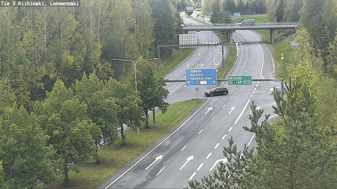 Weather Camera Image Road 3 Riihimäki, Lemmenmäki, Riihimäki, Kanta-Häme