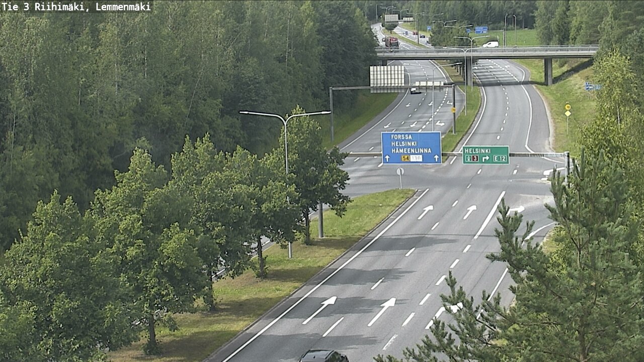 Weather Camera Image Road 3 Riihimäki, Lemmenmäki, Riihimäki, Kanta-Häme