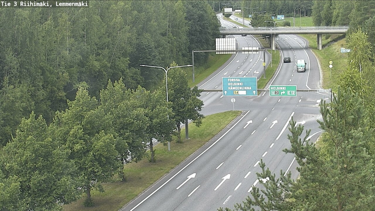 Weather Camera Image Road 3 Riihimäki, Lemmenmäki, Riihimäki, Kanta-Häme