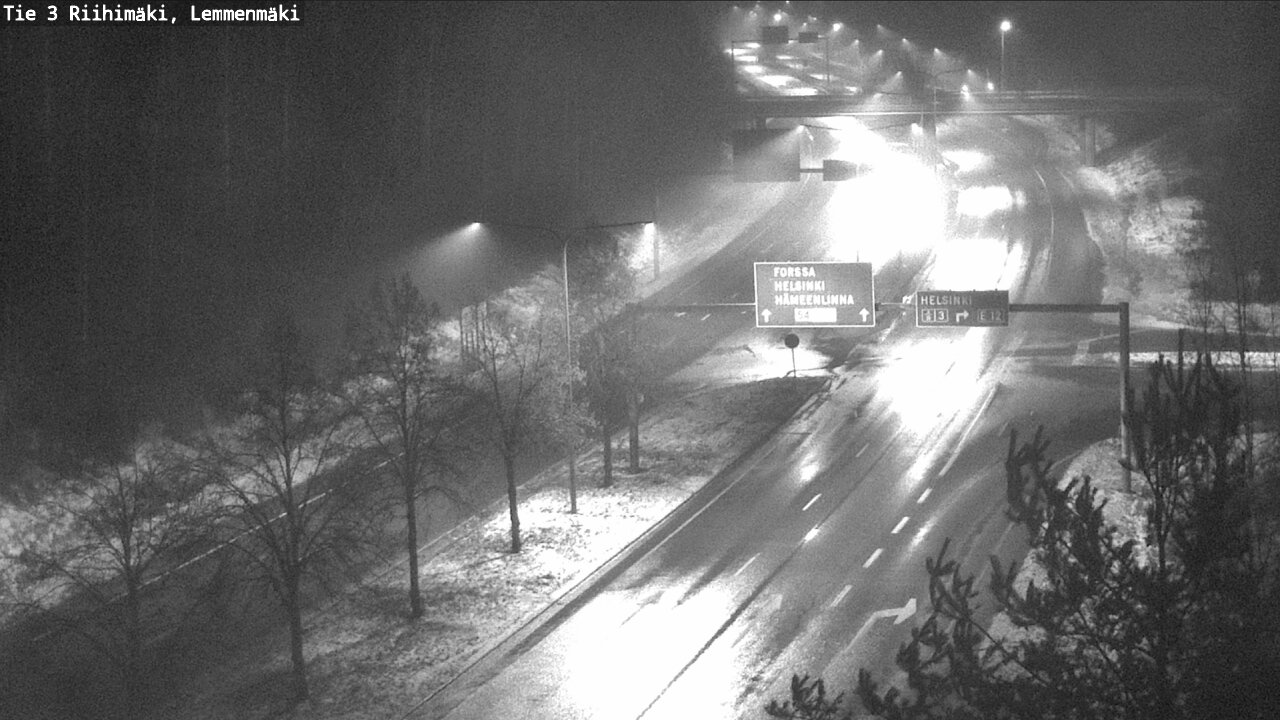 Weather Camera Image Road 3 Riihimäki, Lemmenmäki, Riihimäki, Kanta-Häme