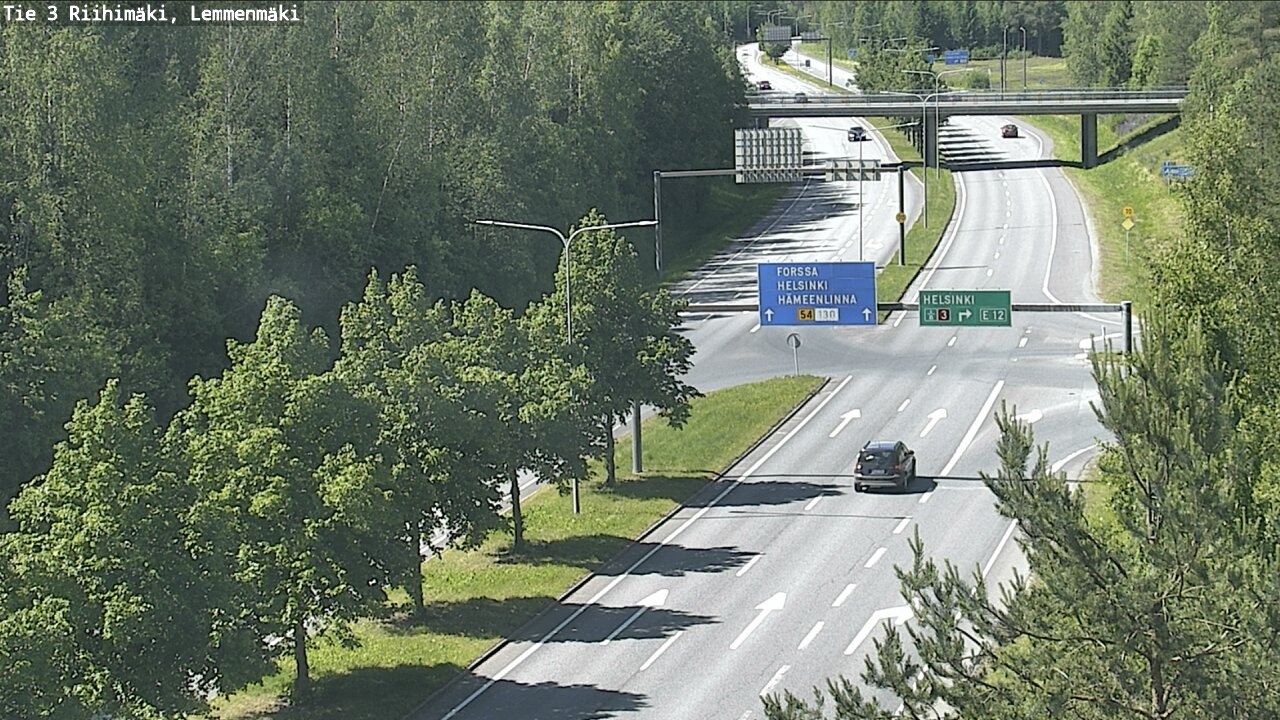Kelikamerat Kuva Tie 3 Riihimäki, Lemmenmäki, Riihimäki, Kanta-Häme