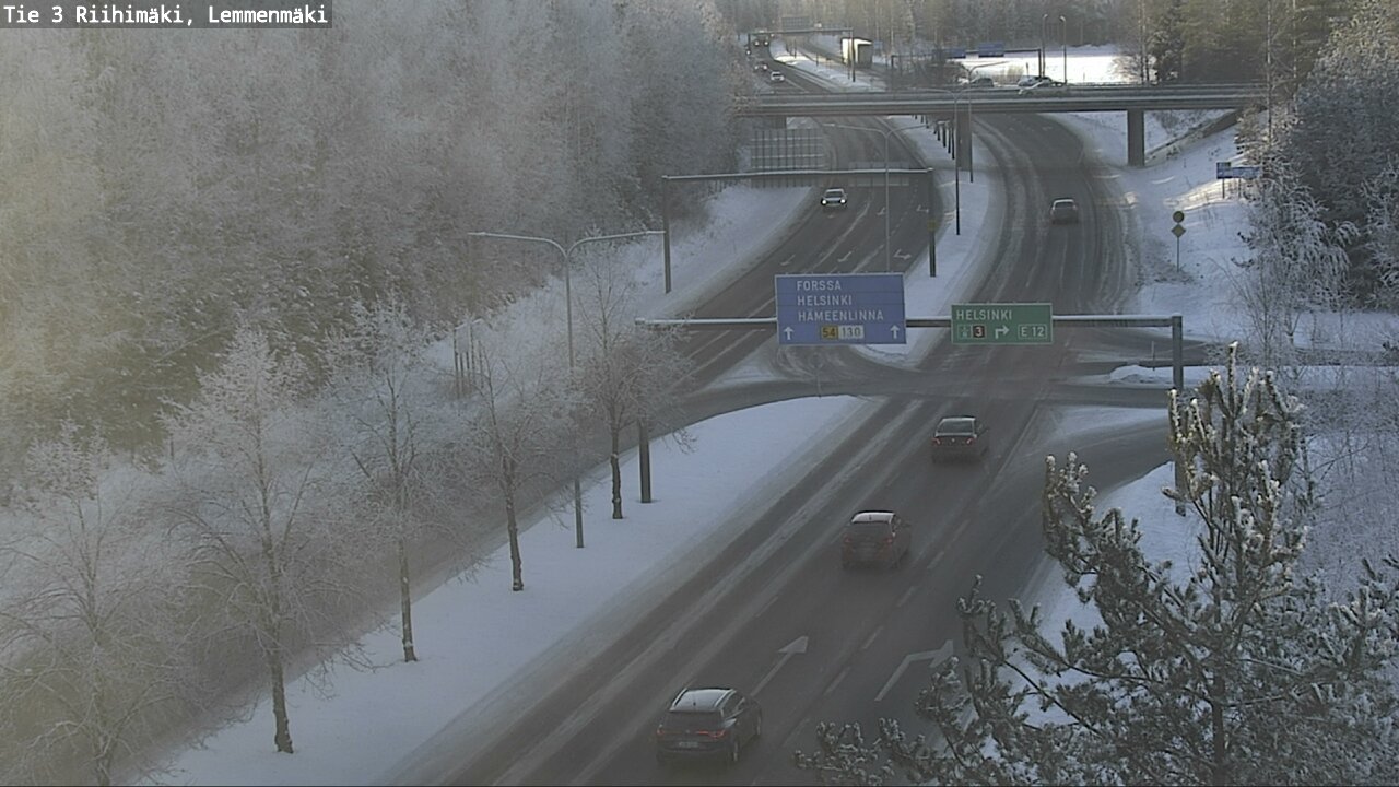 Weather Camera Image Road 3 Riihimäki, Lemmenmäki, Riihimäki, Kanta-Häme