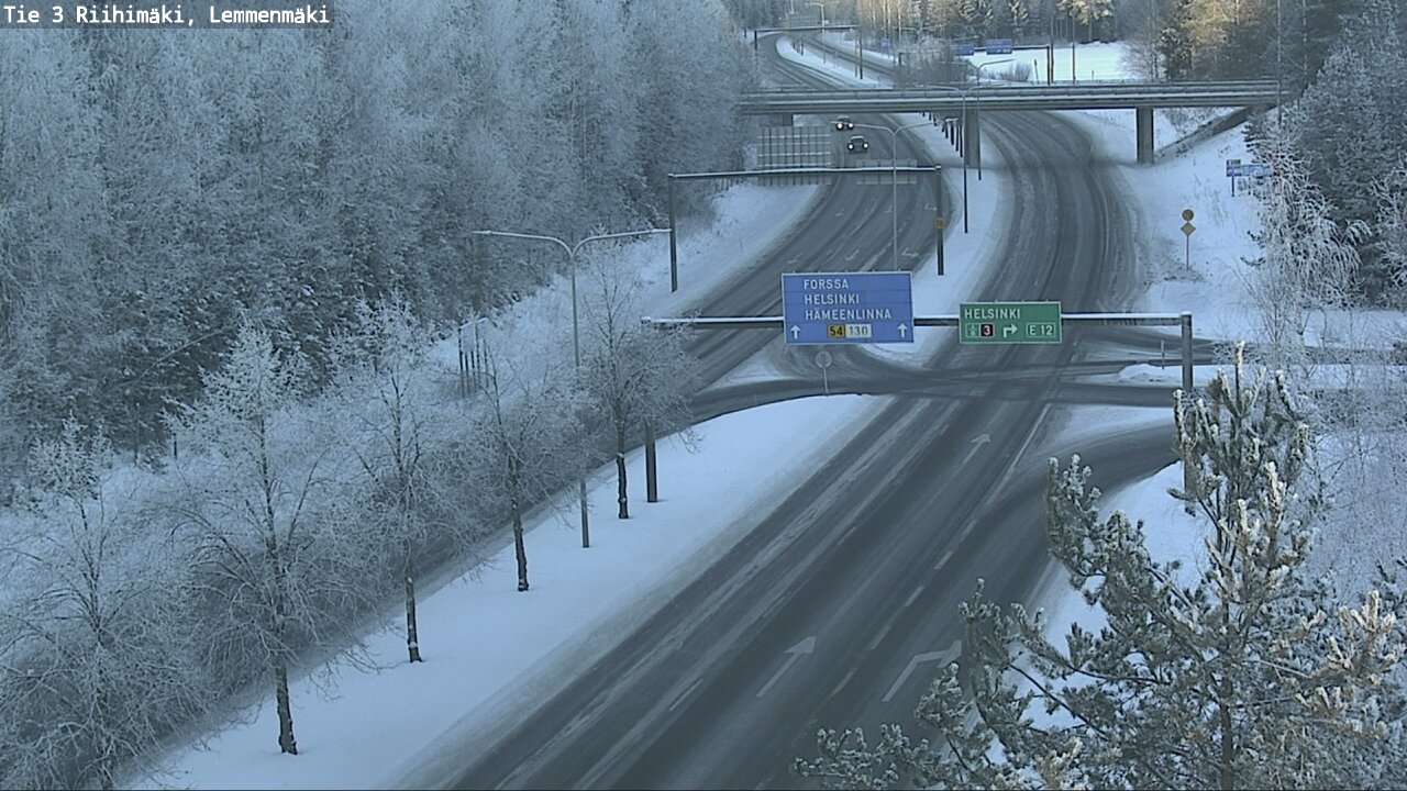 Weather Camera Image Road 3 Riihimäki, Lemmenmäki, Riihimäki, Kanta-Häme