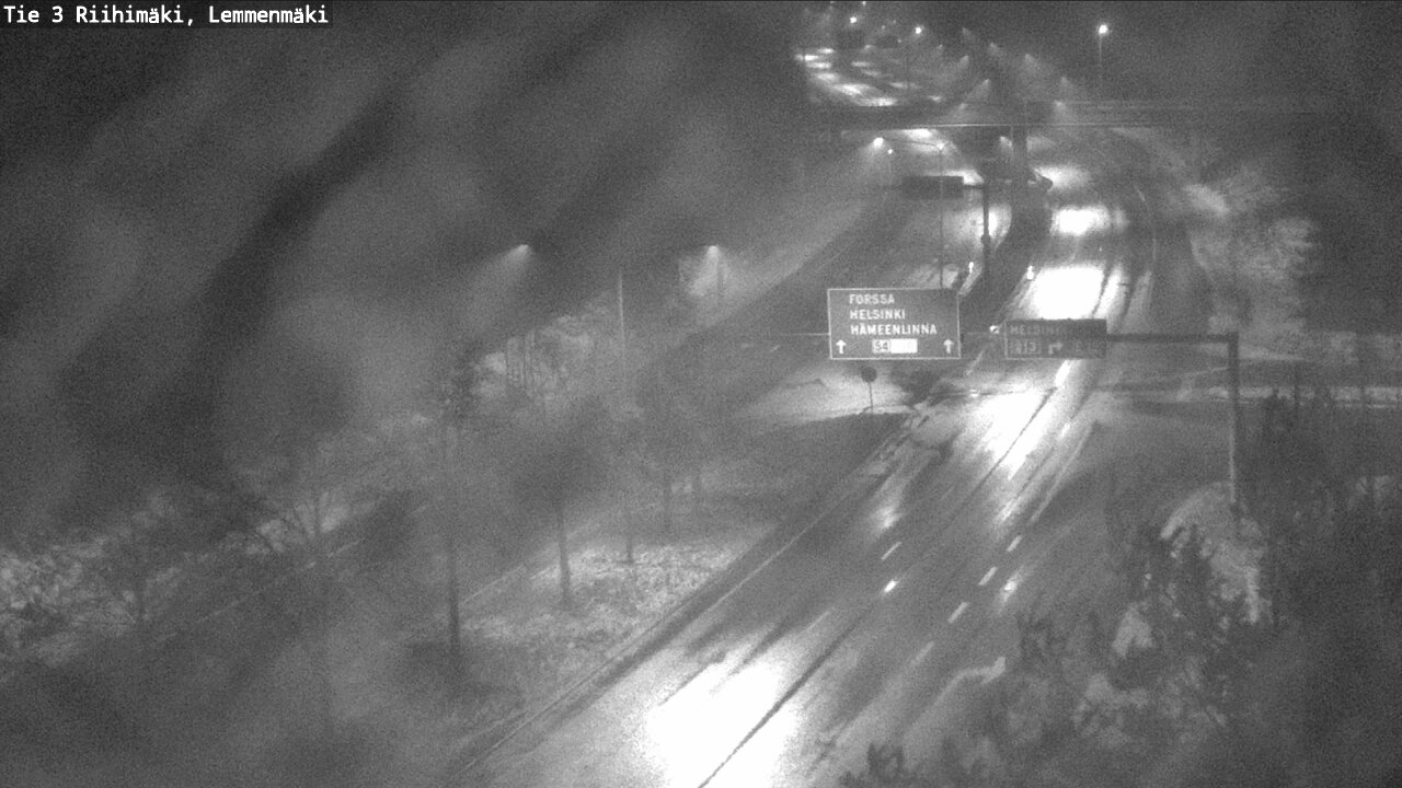 Weather Camera Image Road 3 Riihimäki, Lemmenmäki, Riihimäki, Kanta-Häme