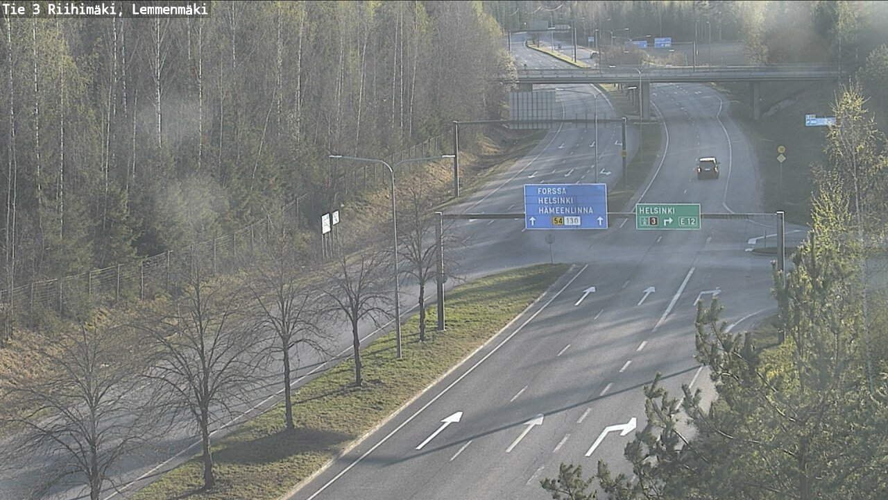 Weather Camera Image Road 3 Riihimäki, Lemmenmäki, Riihimäki, Kanta-Häme