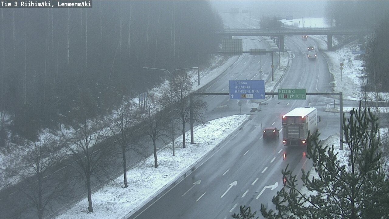 Weather Camera Image Road 3 Riihimäki, Lemmenmäki, Riihimäki, Kanta-Häme