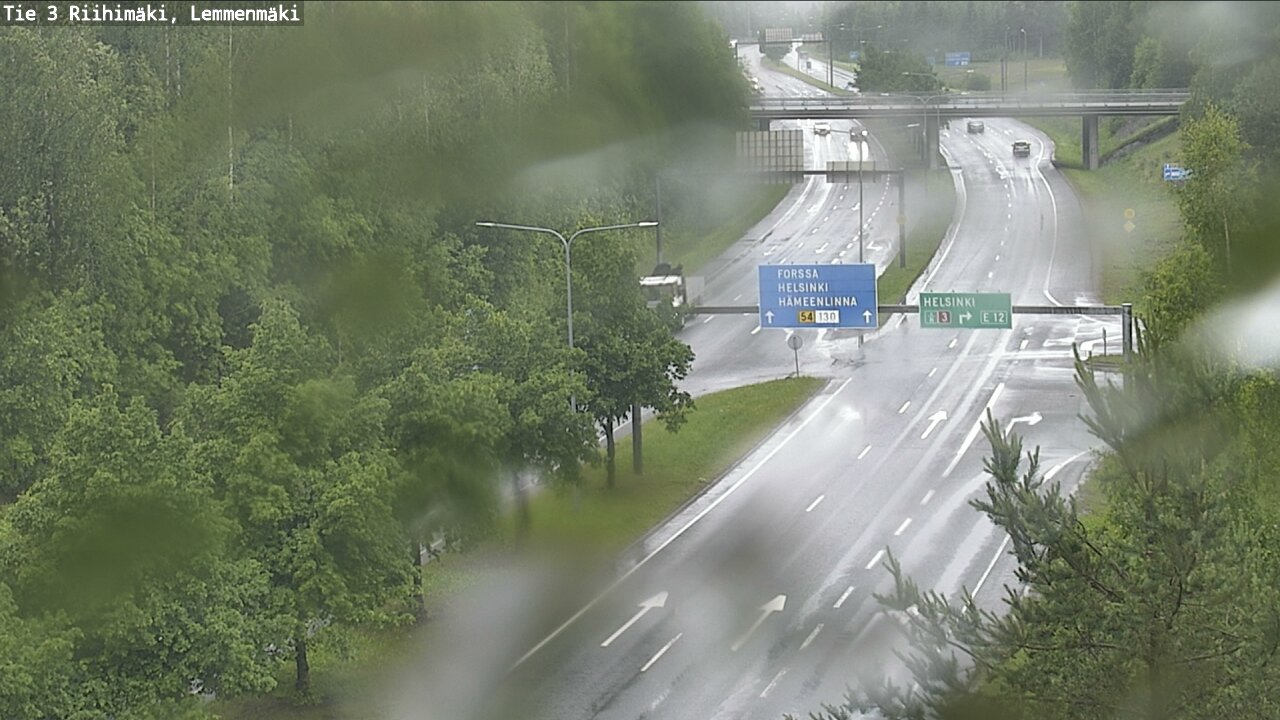 Weather Camera Image Väg 3 Riihimäki, Lemmenmäki, Riihimäki, Kanta-Häme