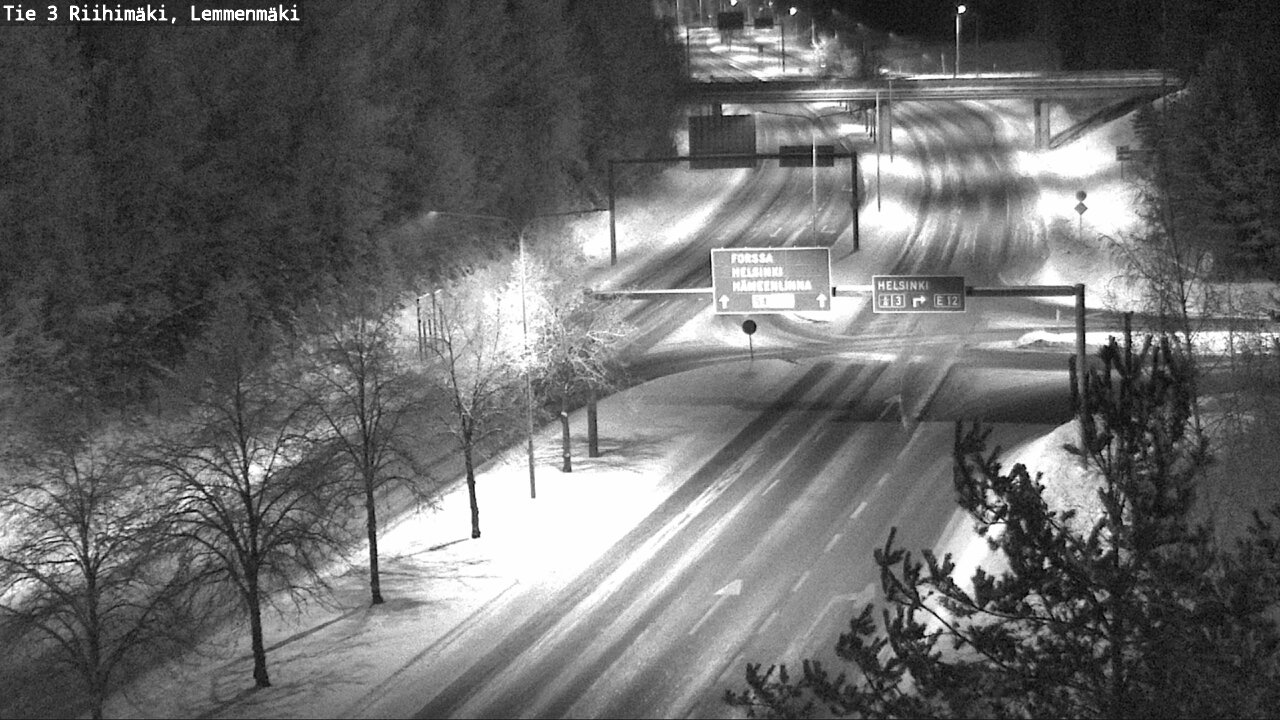 Weather Camera Image Väg 3 Riihimäki, Lemmenmäki, Riihimäki, Kanta-Häme