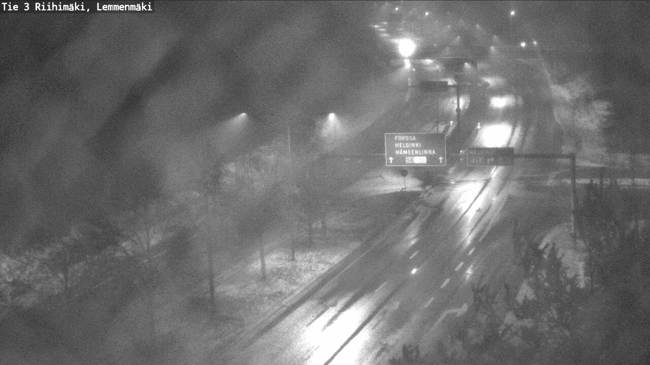 Weather Camera Image Road 3 Riihimäki, Lemmenmäki, Riihimäki, Kanta-Häme