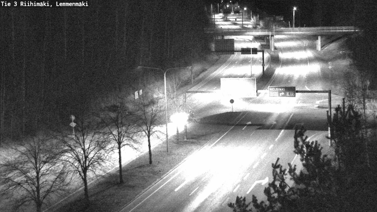 Weather Camera Image Road 3 Riihimäki, Lemmenmäki, Riihimäki, Kanta-Häme