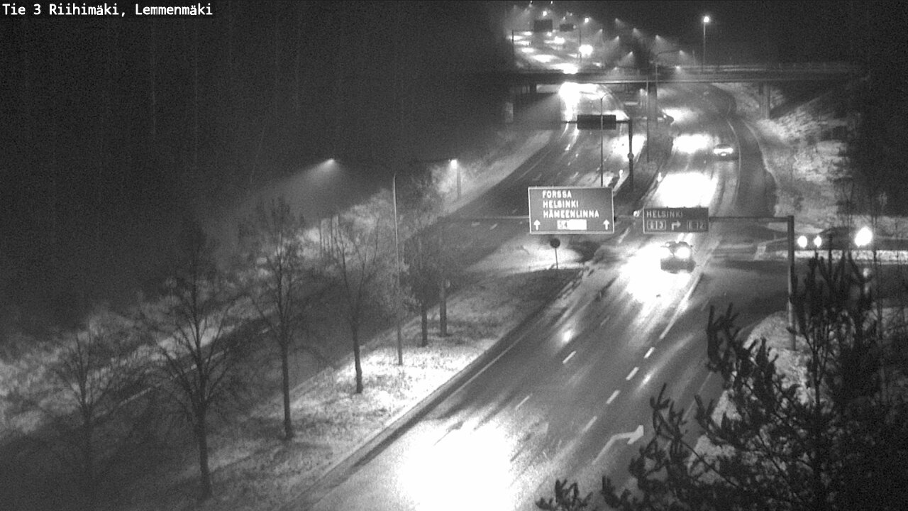 Weather Camera Image Road 3 Riihimäki, Lemmenmäki, Riihimäki, Kanta-Häme