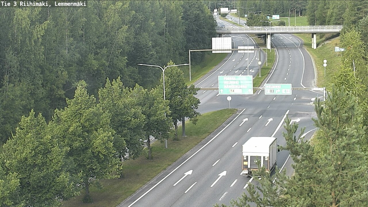 Weather Camera Image Road 3 Riihimäki, Lemmenmäki, Riihimäki, Kanta-Häme