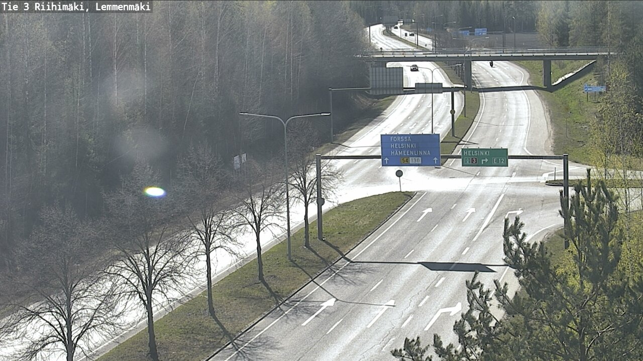 Weather Camera Image Road 3 Riihimäki, Lemmenmäki, Riihimäki, Kanta-Häme