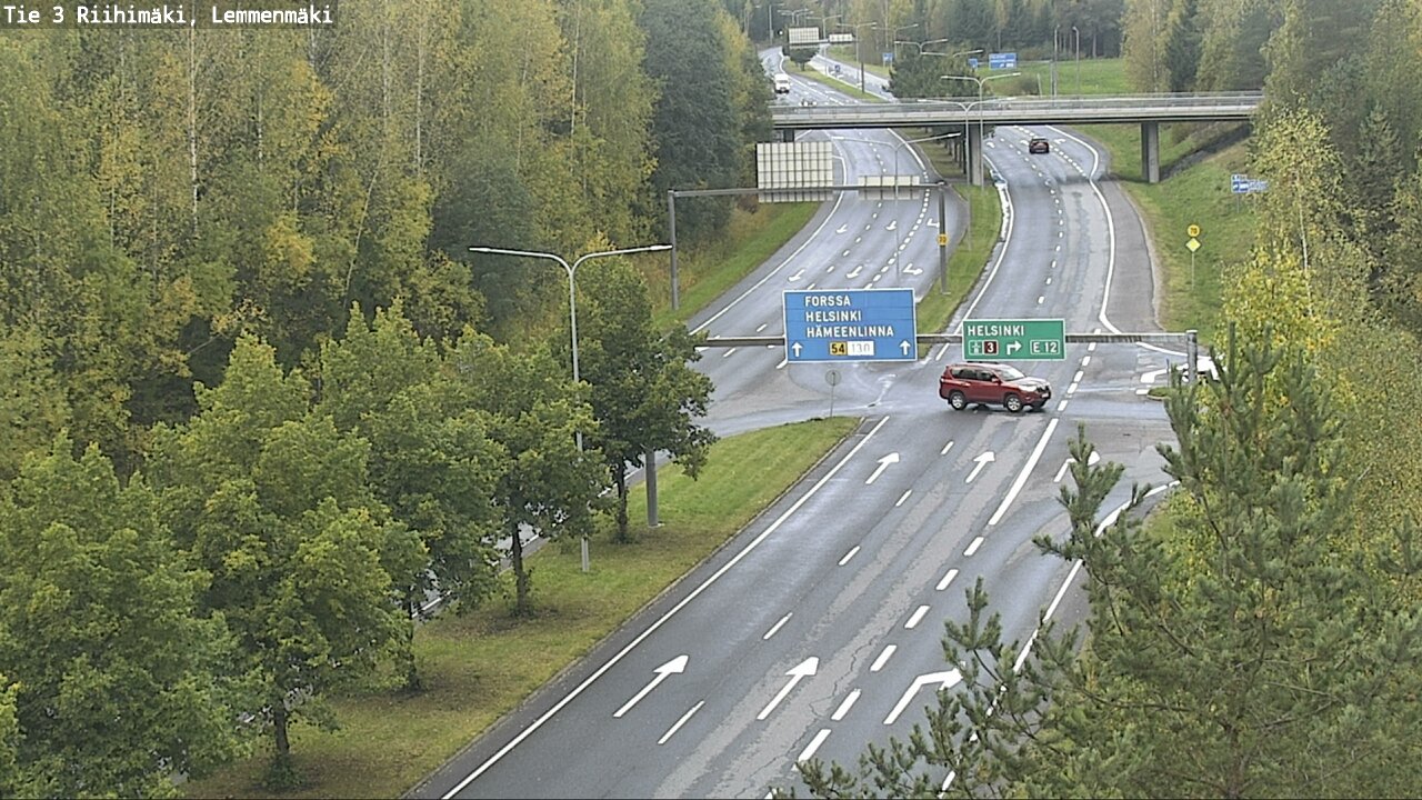 Weather Camera Image Road 3 Riihimäki, Lemmenmäki, Riihimäki, Kanta-Häme
