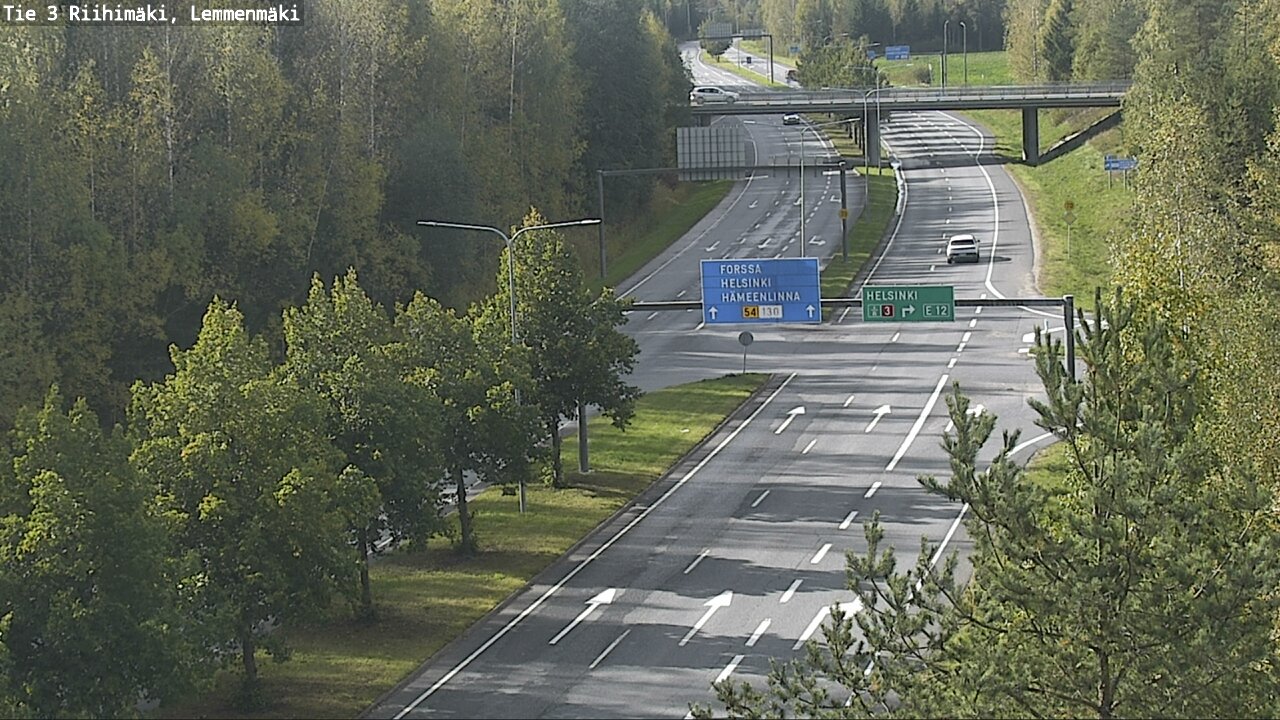 Weather Camera Image Road 3 Riihimäki, Lemmenmäki, Riihimäki, Kanta-Häme