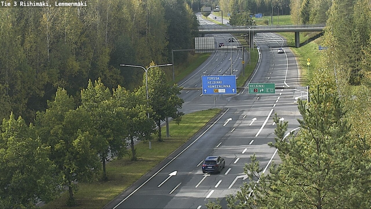 Weather Camera Image Road 3 Riihimäki, Lemmenmäki, Riihimäki, Kanta-Häme