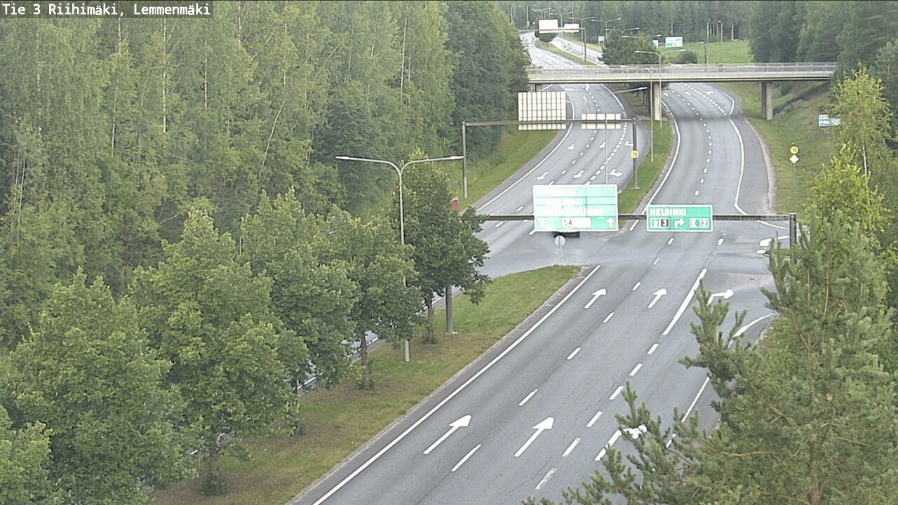 Weather Camera Image Road 3 Riihimäki, Lemmenmäki, Riihimäki, Kanta-Häme