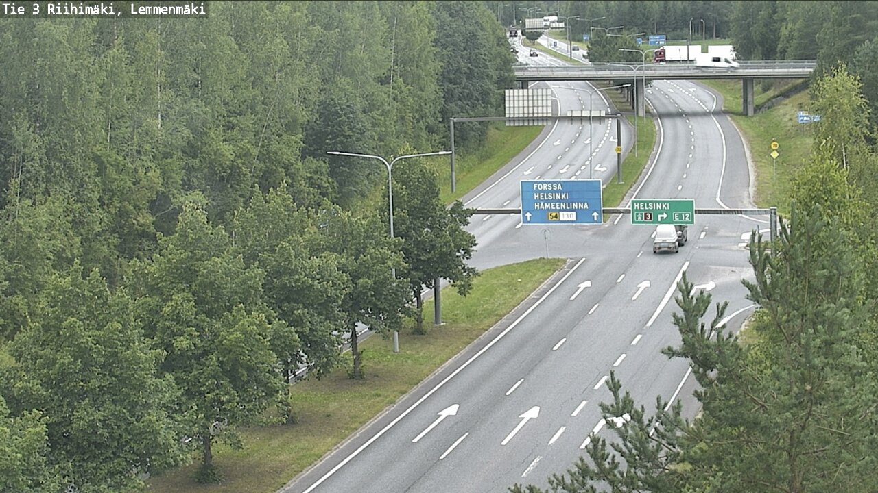Weather Camera Image Road 3 Riihimäki, Lemmenmäki, Riihimäki, Kanta-Häme