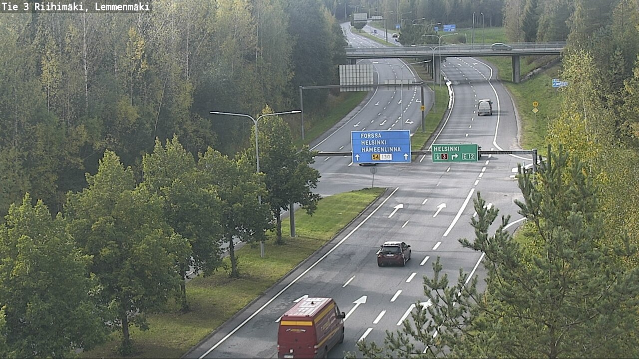 Weather Camera Image Road 3 Riihimäki, Lemmenmäki, Riihimäki, Kanta-Häme