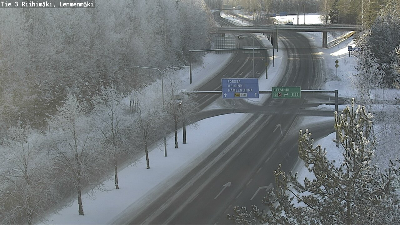Weather Camera Image Road 3 Riihimäki, Lemmenmäki, Riihimäki, Kanta-Häme