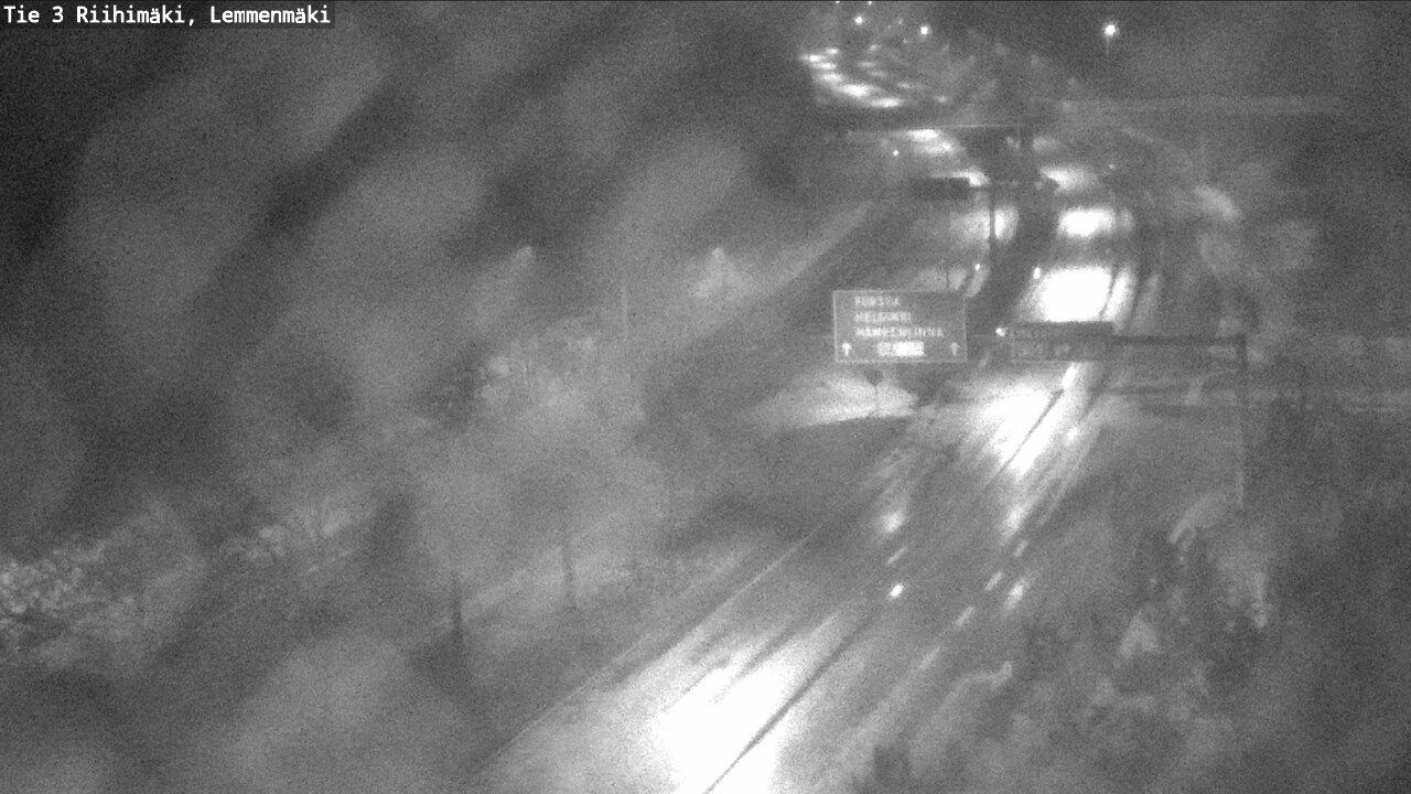 Weather Camera Image Road 3 Riihimäki, Lemmenmäki, Riihimäki, Kanta-Häme