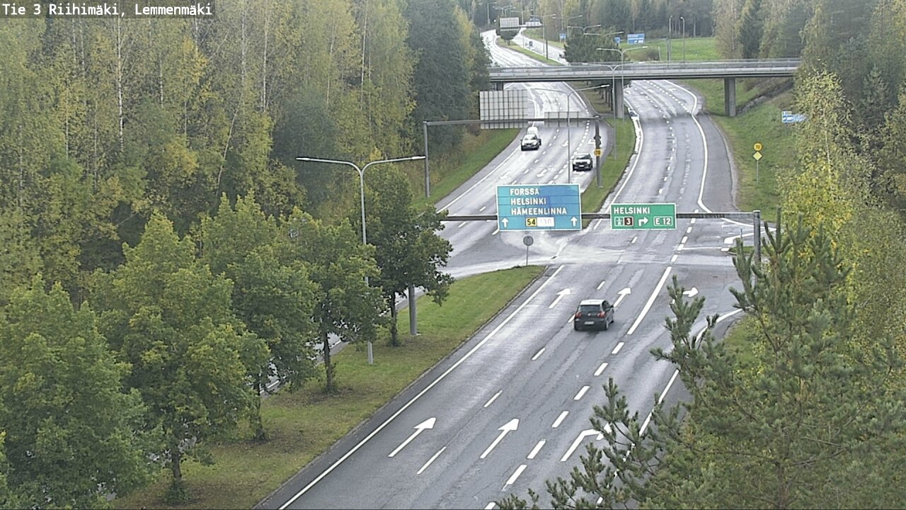 Weather Camera Image Road 3 Riihimäki, Lemmenmäki, Riihimäki, Kanta-Häme