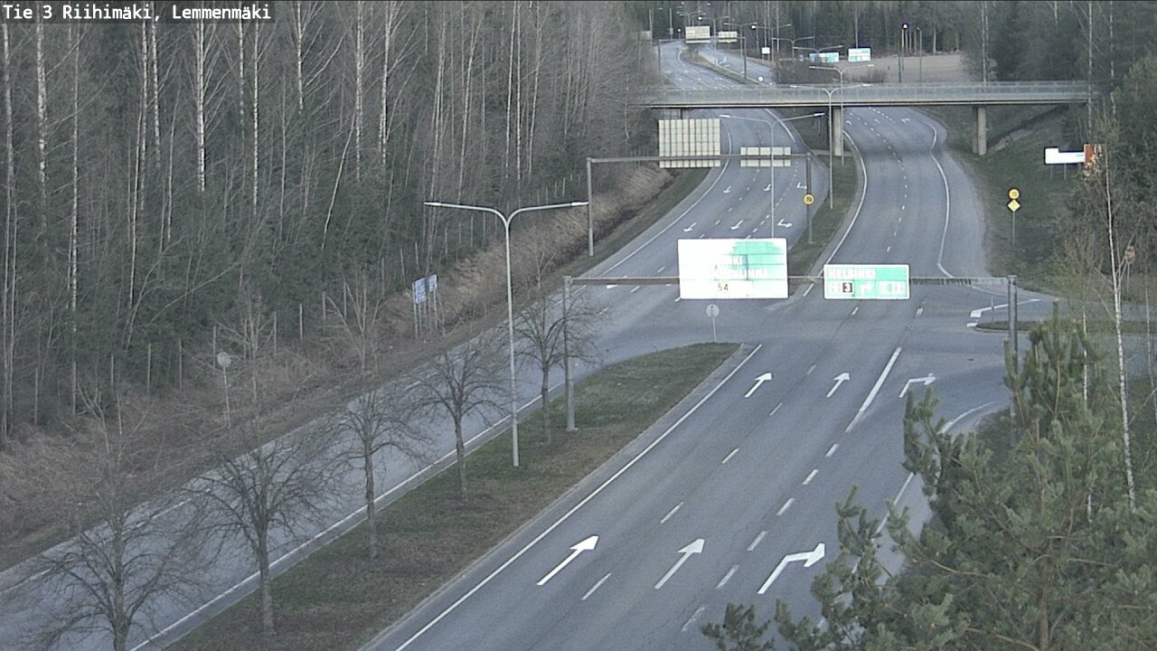 Weather Camera Image Road 3 Riihimäki, Lemmenmäki, Riihimäki, Kanta-Häme