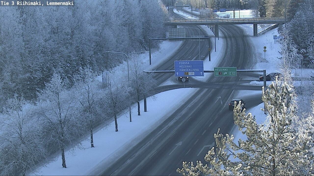 Weather Camera Image Road 3 Riihimäki, Lemmenmäki, Riihimäki, Kanta-Häme