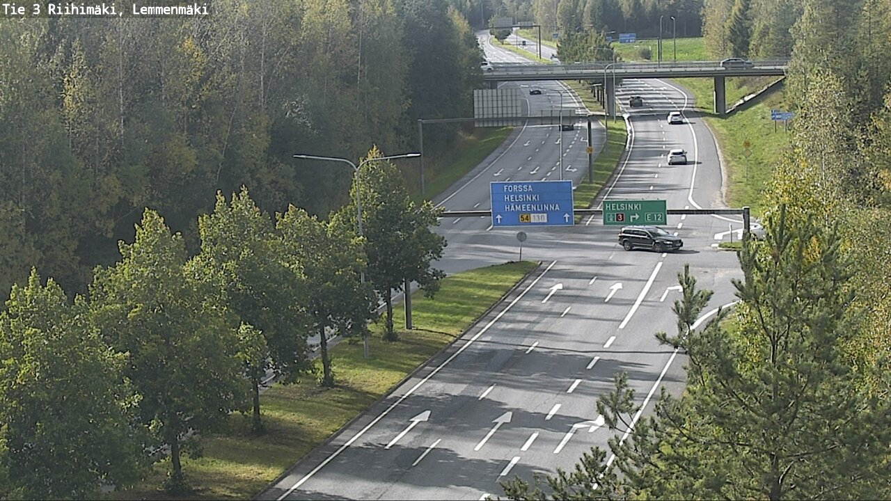 Weather Camera Image Road 3 Riihimäki, Lemmenmäki, Riihimäki, Kanta-Häme